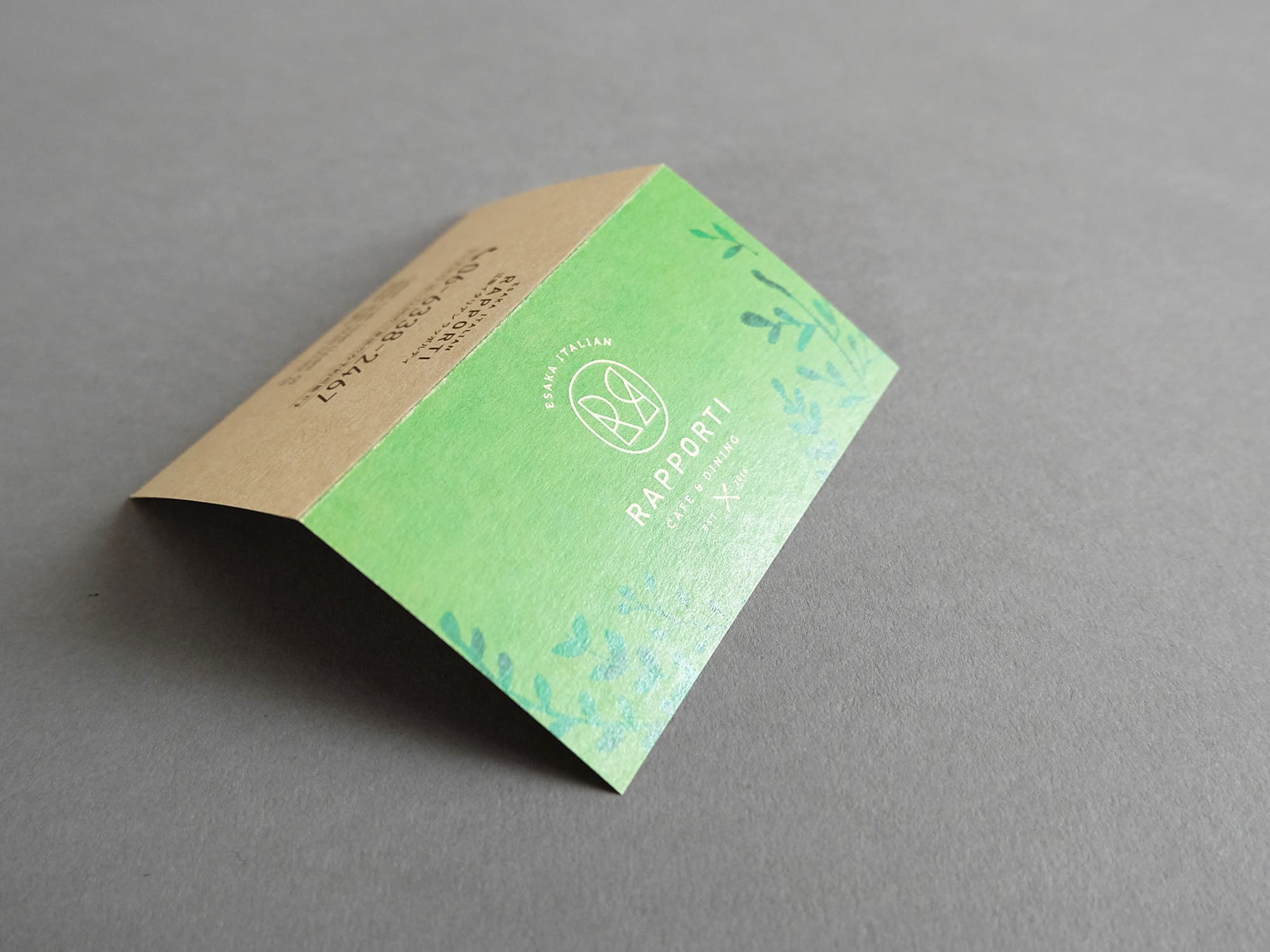 北摂ショップカードデザイン_吹田市江坂のデザイン事務所