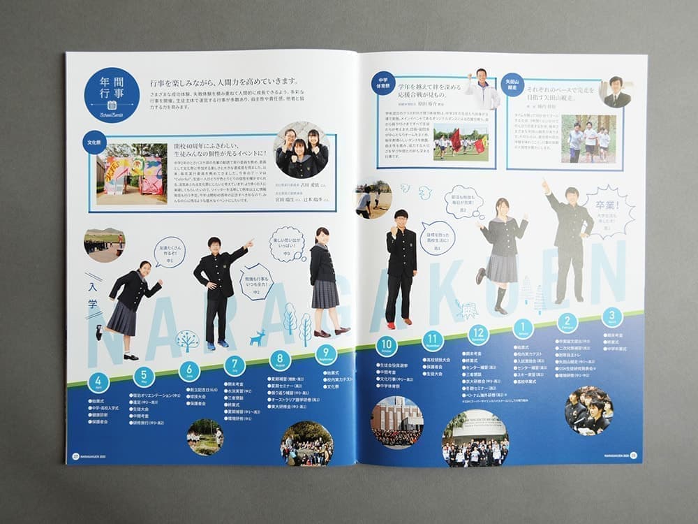 北摂パンフレットデザイン_学校案内_吹田市江坂のデザイン事務所