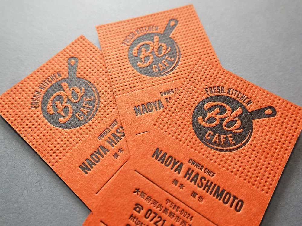 北摂活版名刺デザイン_吹田市江坂のデザイン事務所