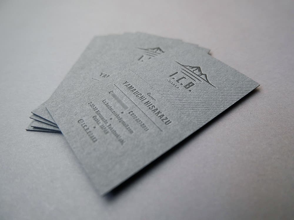 北摂活版名刺デザイン_吹田市江坂のデザイン事務所