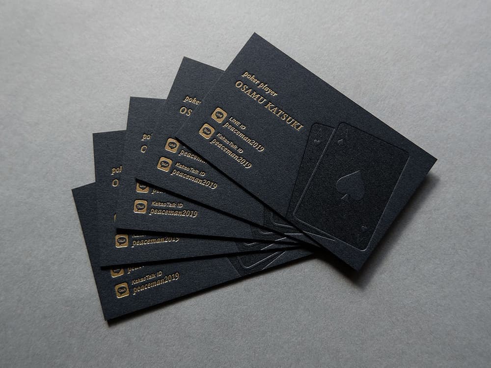 北摂活版名刺デザイン_吹田市江坂のデザイン事務所