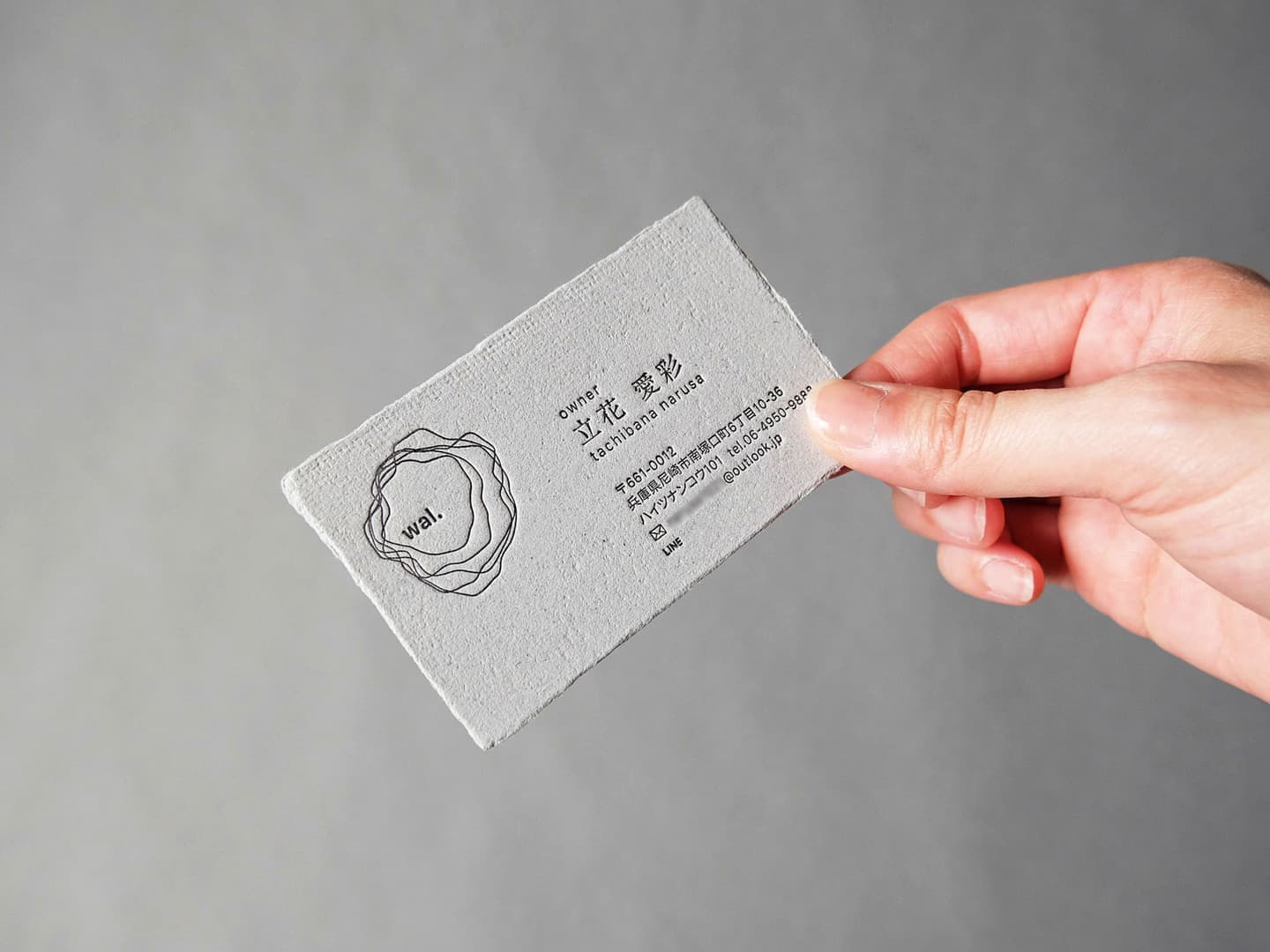 北摂活版名刺デザイン_吹田市江坂のデザイン事務所